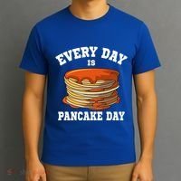 Every Day Is Pancake Day Waffle Breakfast Flapjack Hotcake Gift T-Shirt thumb 3