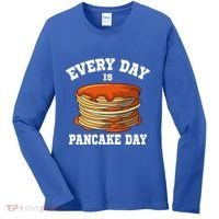 Every Day Is Pancake Day Waffle Breakfast Flapjack Hotcake Gift Women's Long Sleeve Shirt thumb 0