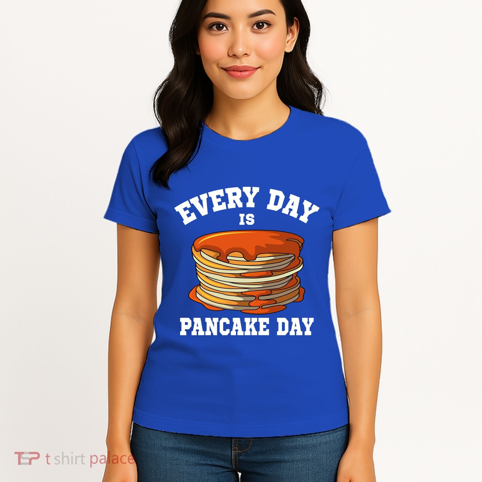 Every Day Is Pancake Day Waffle Breakfast Flapjack Hotcake Gift Women's T-Shirt