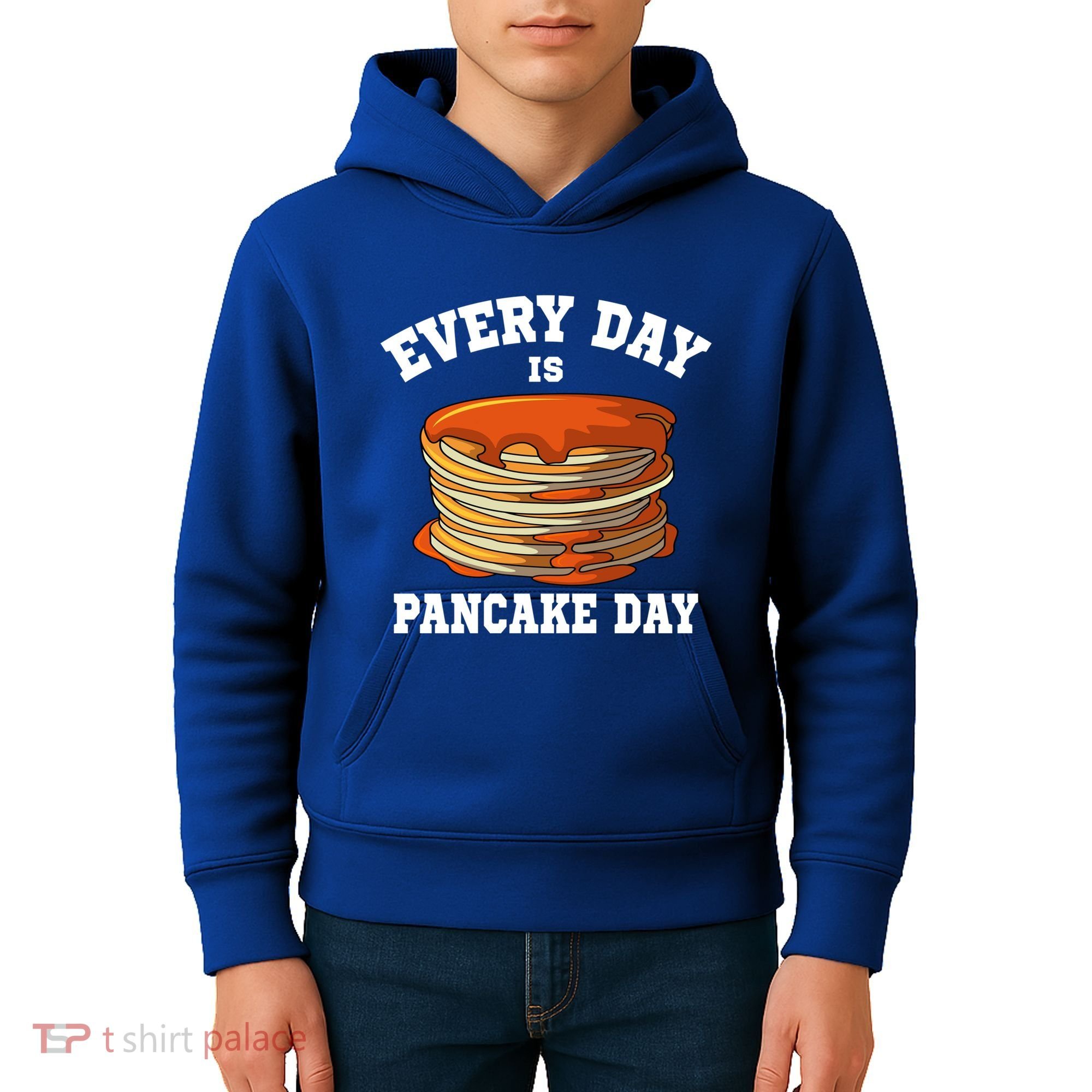 Every Day Is Pancake Day Waffle Breakfast Flapjack Hotcake Gift Kids Hoodie