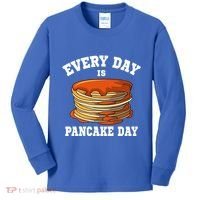 Every Day Is Pancake Day Waffle Breakfast Flapjack Hotcake Gift Kids Long Sleeve Shirt thumb 0