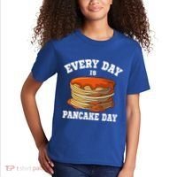 Every Day Is Pancake Day Waffle Breakfast Flapjack Hotcake Gift Kids T-Shirt thumb 2