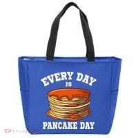 Every Day Is Pancake Day Waffle Breakfast Flapjack Hotcake Gift Tote Bag thumb 0