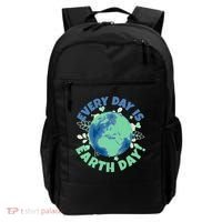Every Day Is Earth Day Environtal Climate Change Activist Gift Backpack thumb 0