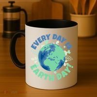Every Day Is Earth Day Environtal Climate Change Activist Gift Coffee Mug thumb 4