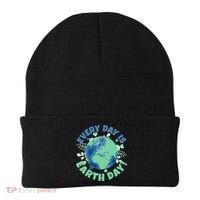 Every Day Is Earth Day Environtal Climate Change Activist Gift Beanie thumb 0