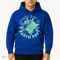 Every Day Is Earth Day Environtal Climate Change Activist Gift Hoodie thumb 2