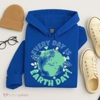 Every Day Is Earth Day Environtal Climate Change Activist Gift Hoodie thumb 4