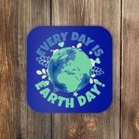 Every Day Is Earth Day Environtal Climate Change Activist Gift Coaster thumb 0