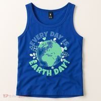 Every Day Is Earth Day Environtal Climate Change Activist Gift Tank Top thumb 2