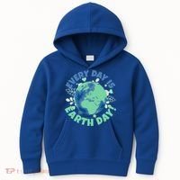 Every Day Is Earth Day Environtal Climate Change Activist Gift Kids Hoodie thumb 0
