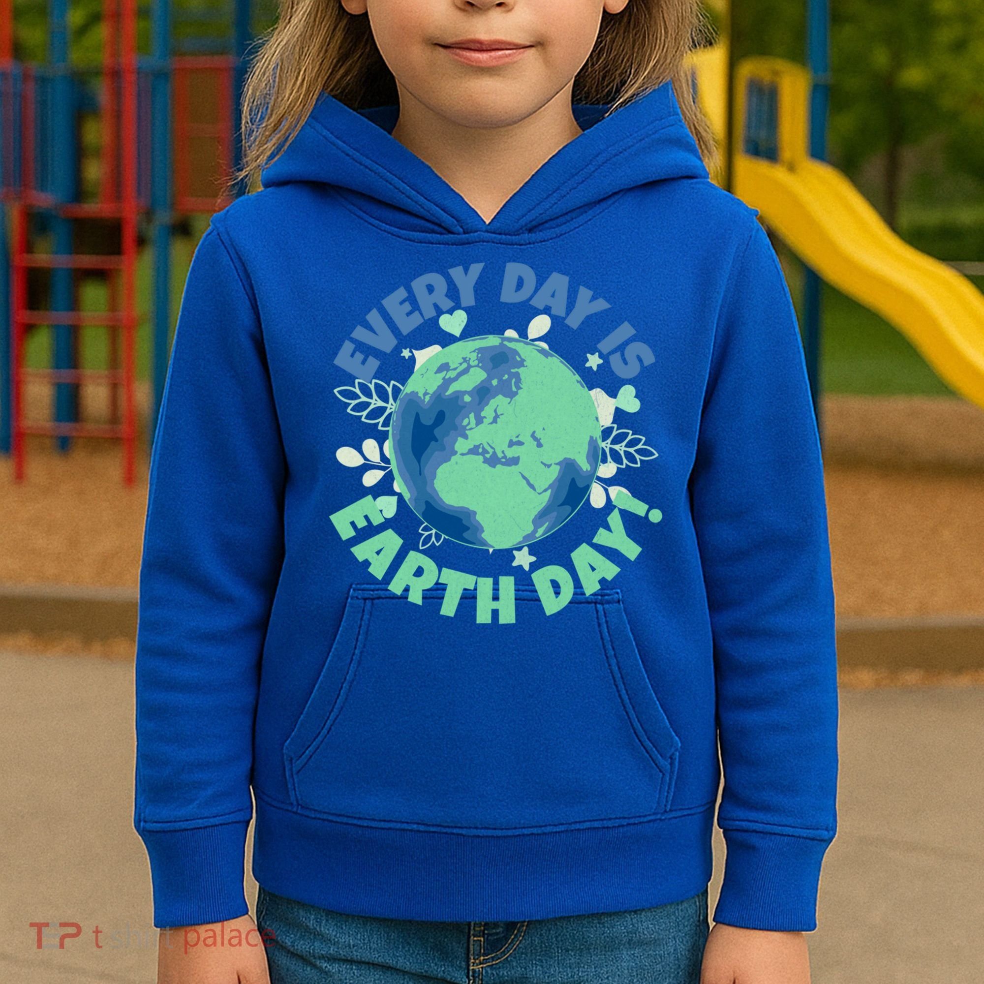 Every Day Is Earth Day Environtal Climate Change Activist Gift Kids Hoodie