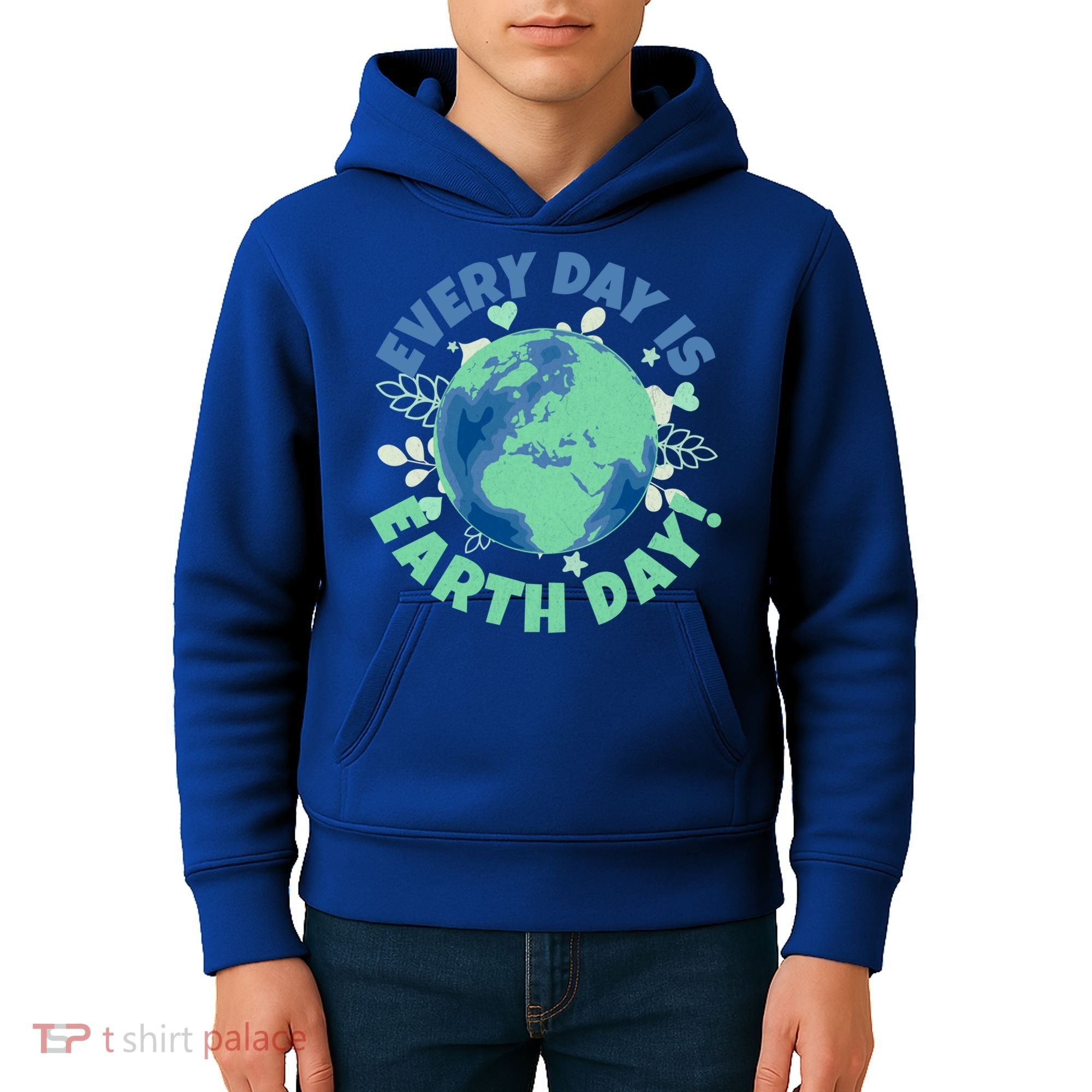 Every Day Is Earth Day Environtal Climate Change Activist Gift Kids Hoodie