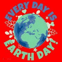 Every Day Is Earth Day Environtal Climate Change Activist Gift Santa Hat thumb 1