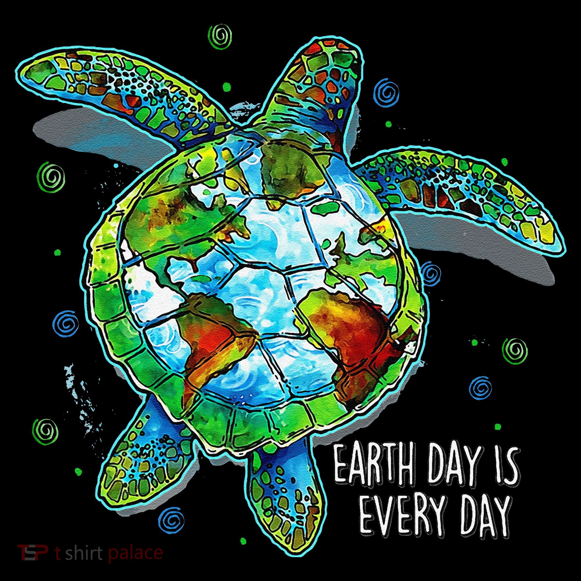 Earth Day Is Every Day Funny Sea Turtle Animal Saving Earth Coffee Mug