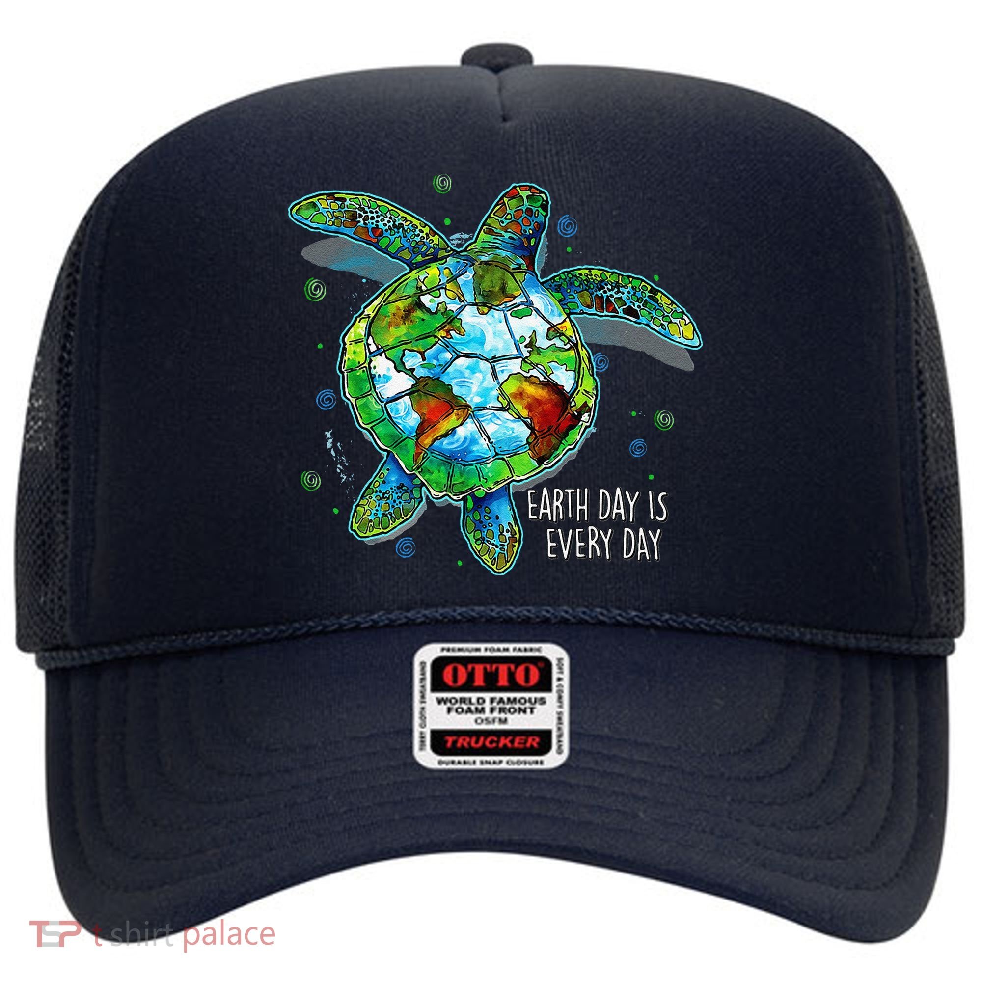 Earth Day Is Every Day Funny Sea Turtle Animal Saving Earth Hat