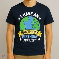 Earth Day Is My Birthday Pro Environment Party Gifts T-Shirt thumb 3