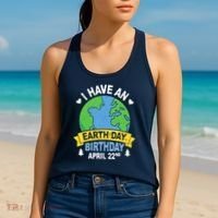 Earth Day Is My Birthday Pro Environment Party Gifts Women's Tank Top thumb 2