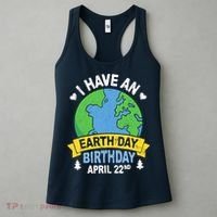 Earth Day Is My Birthday Pro Environment Party Gifts Women's Tank Top thumb 3