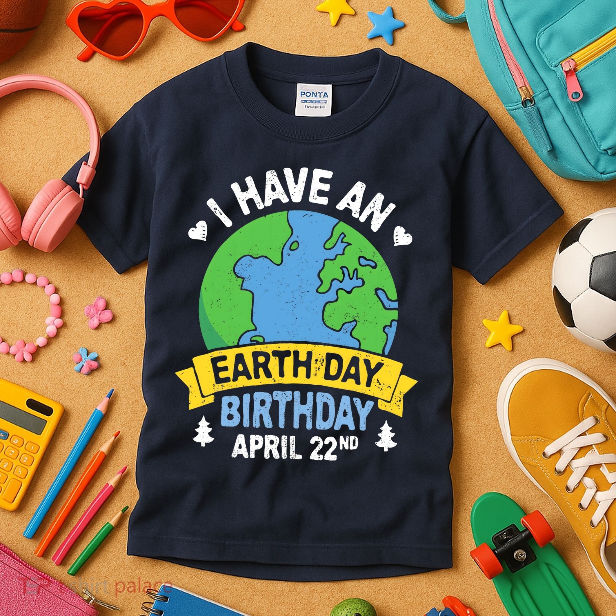 Earth Day Is My Birthday Pro Environment Party Gifts Kids T-Shirt