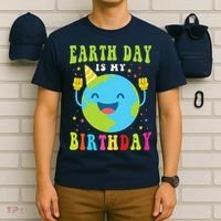 Earth Day Is My Birthday Pro Environment Birthday Party T-Shirt thumb 6