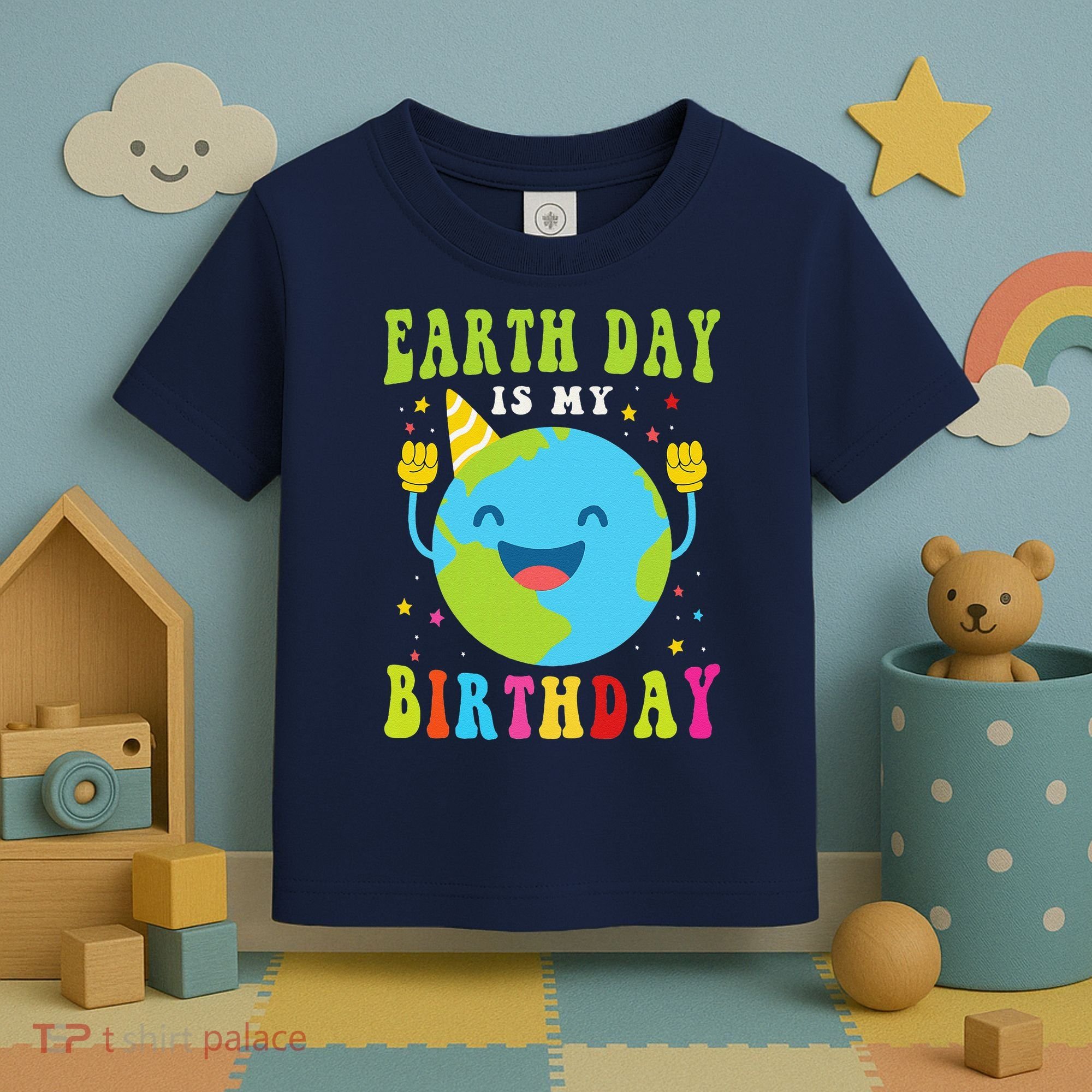Earth Day Is My Birthday Pro Environment Birthday Party Toddler T-Shirt