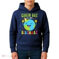 Earth Day Is My Birthday Pro Environment Birthday Party Kids Hoodie thumb 4