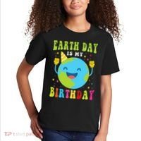 Earth Day Is My Birthday Pro Environment Birthday Party Kids T-Shirt thumb 2