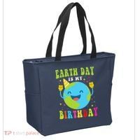 Earth Day Is My Birthday Pro Environment Birthday Party Tote Bag thumb 2