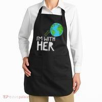 Earth Day I'm With Her World Nature Funny Environment Cool Apron thumb 2