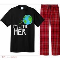 Earth Day I'm With Her World Nature Funny Environment Cool Pajama Set thumb 0