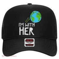 Earth Day I'm With Her World Nature Funny Environment Cool Hat thumb 0