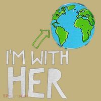 Earth Day I'm With Her World Nature Funny Environment Cool Mousepad thumb 1