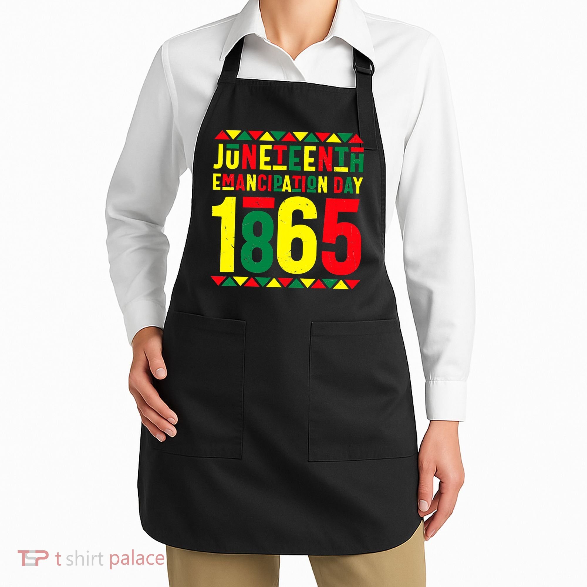 Emancipation Day Juneteenth African 1865 Freedom American Apron