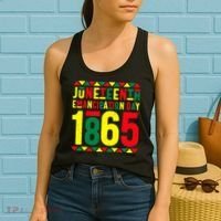 Emancipation Day Juneteenth African 1865 Freedom American Women's Tank Top thumb 2