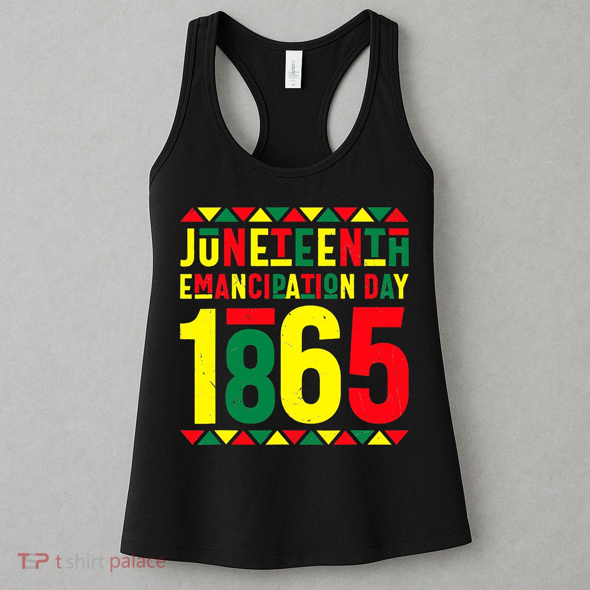 Emancipation Day Juneteenth African 1865 Freedom American Women's Tank Top
