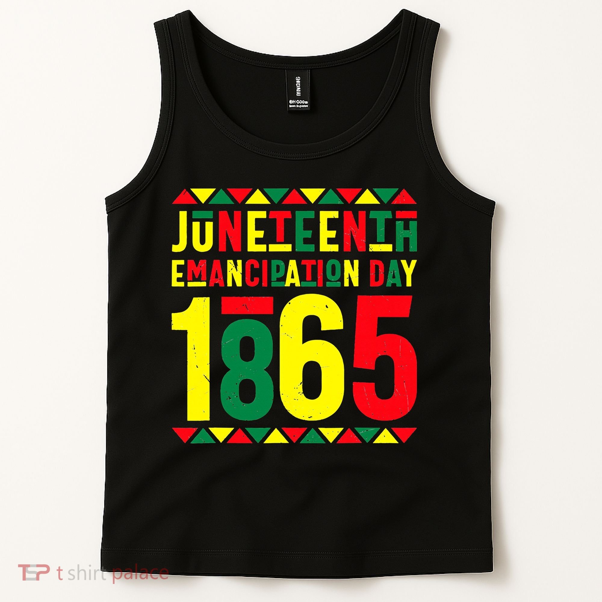 Emancipation Day Juneteenth African 1865 Freedom American Tank Top