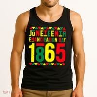 Emancipation Day Juneteenth African 1865 Freedom American Tank Top thumb 3