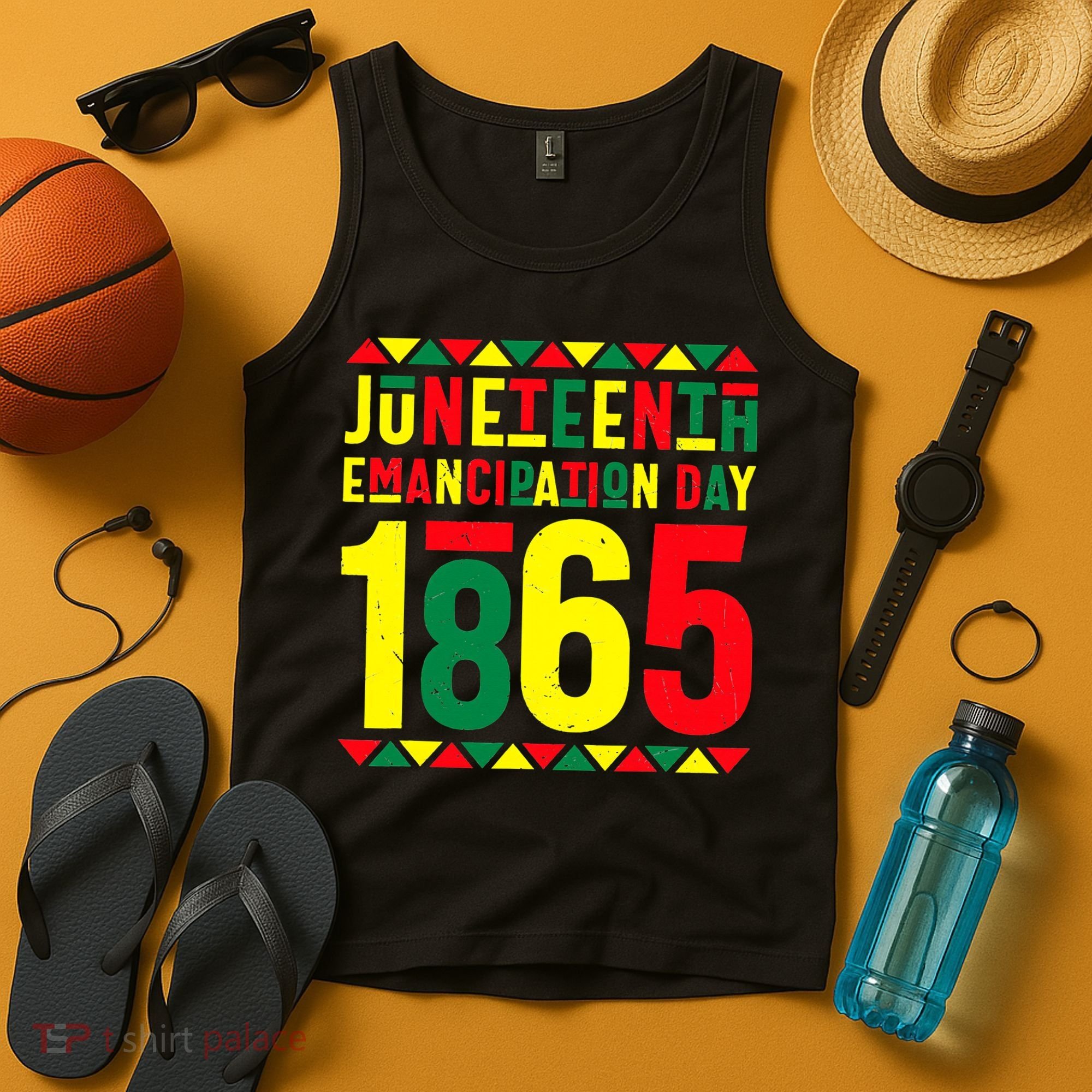 Emancipation Day Juneteenth African 1865 Freedom American Tank Top