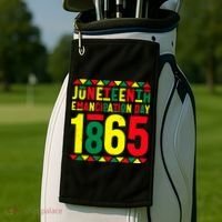 Emancipation Day Juneteenth African 1865 Freedom American Golf Towel thumb 2