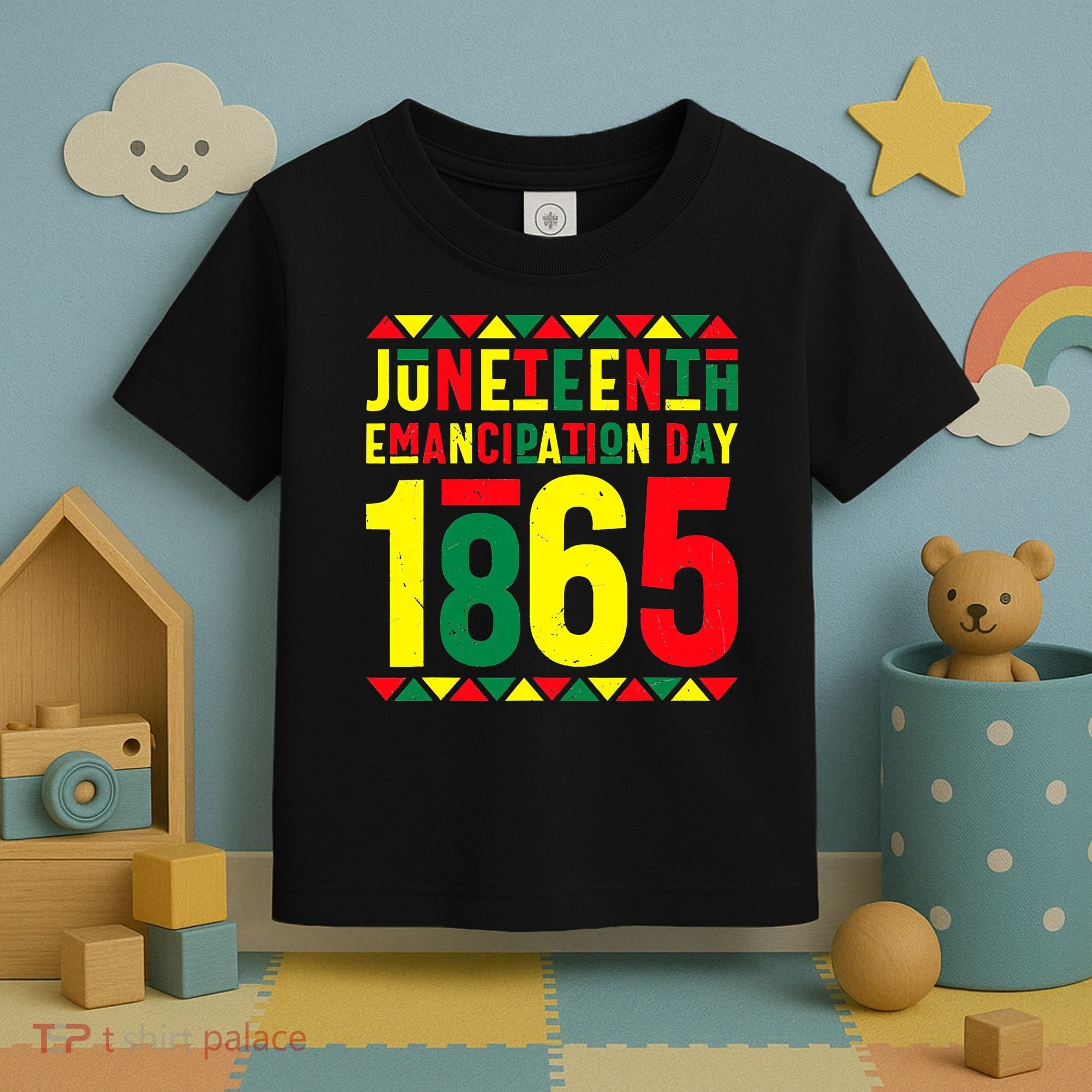Emancipation Day Juneteenth African 1865 Freedom American Toddler T-Shirt
