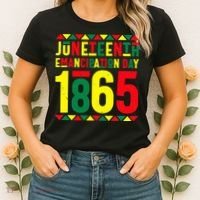 Emancipation Day Juneteenth African 1865 Freedom American Women's T-Shirt thumb 2