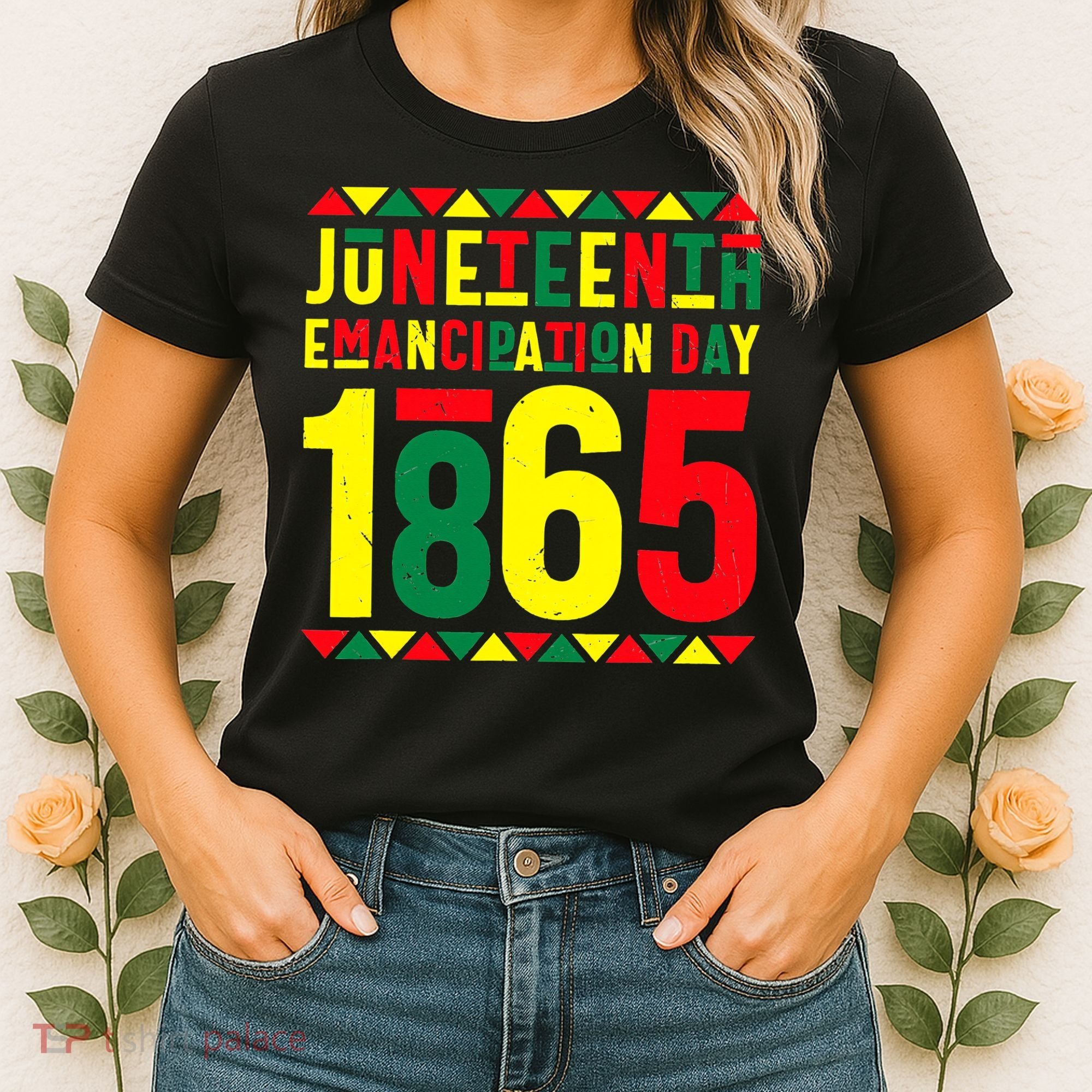 Emancipation Day Juneteenth African 1865 Freedom American Women's T-Shirt