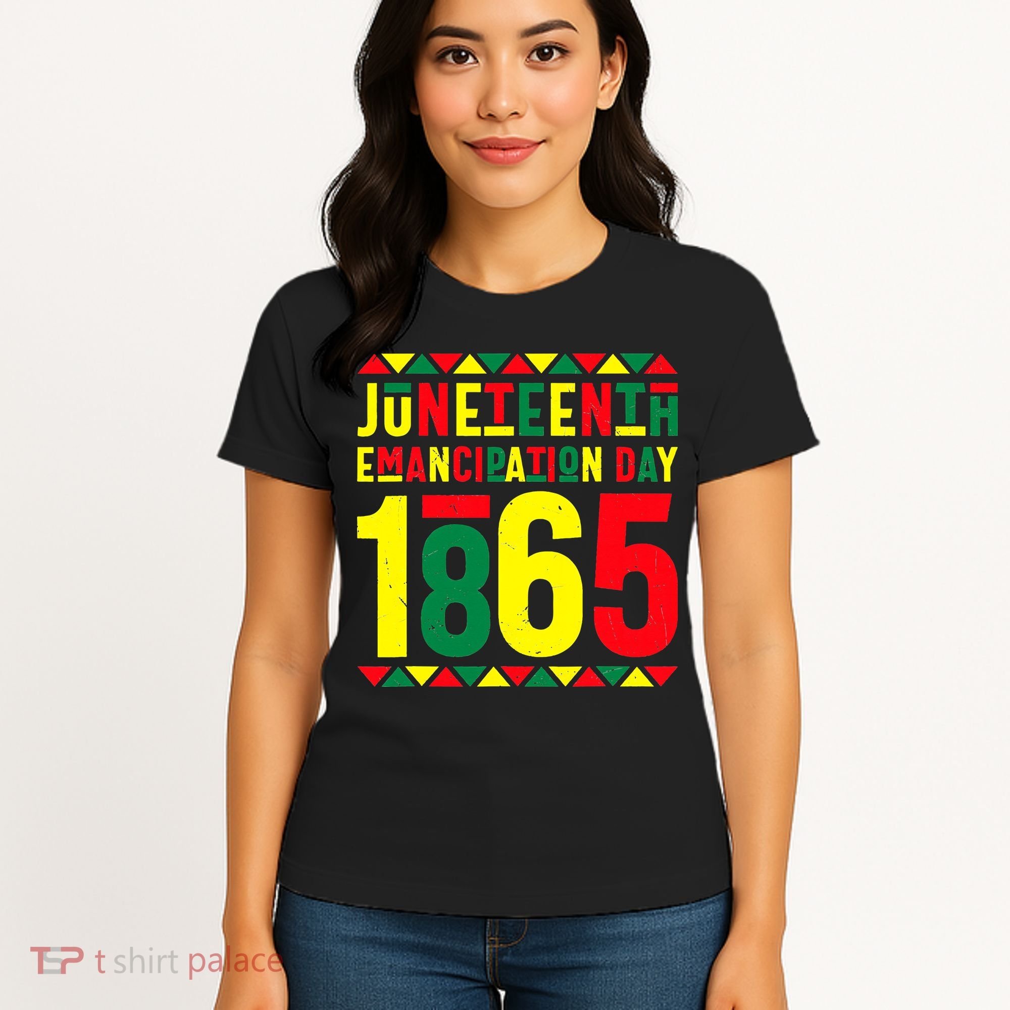 Emancipation Day Juneteenth African 1865 Freedom American Women's T-Shirt