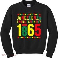 Emancipation Day Juneteenth African 1865 Freedom American Kids Sweatshirt thumb 0
