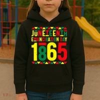Emancipation Day Juneteenth African 1865 Freedom American Kids Hoodie thumb 3