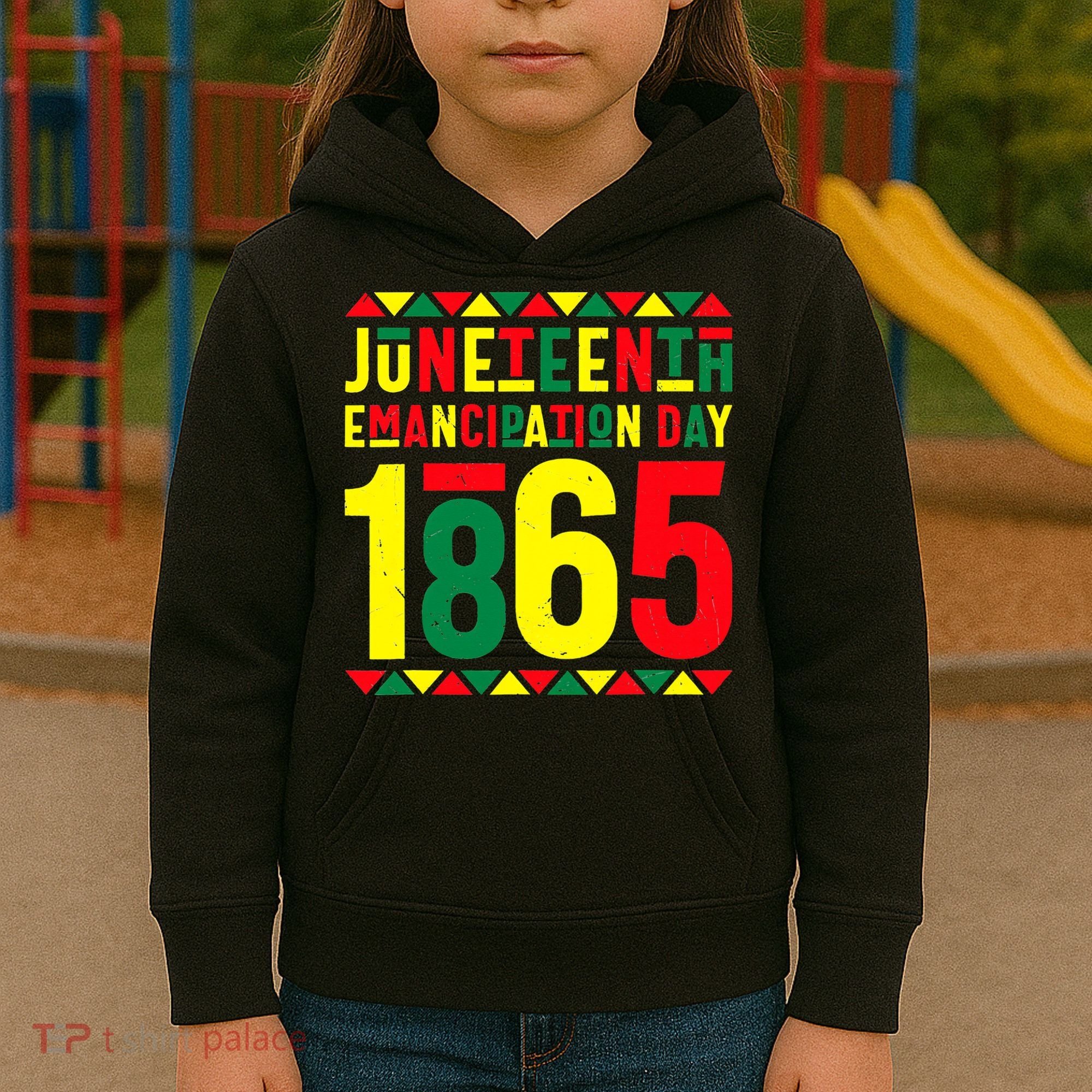 Emancipation Day Juneteenth African 1865 Freedom American Kids Hoodie