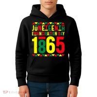 Emancipation Day Juneteenth African 1865 Freedom American Kids Hoodie thumb 4
