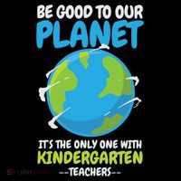 Earth Day Kindergarten Teacher Gift Women's Hoodie thumb 2