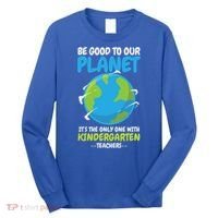 Earth Day Kindergarten Teacher Gift Long Sleeve Shirt thumb 0